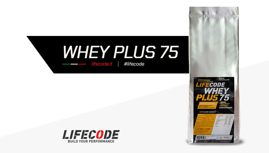 Whey Plus 75 proteine concentrate con aggiunta di creatina